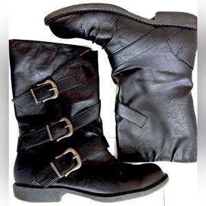 Blowfish Malibu Easy Saddle Pull On Lined Boots. Size 10